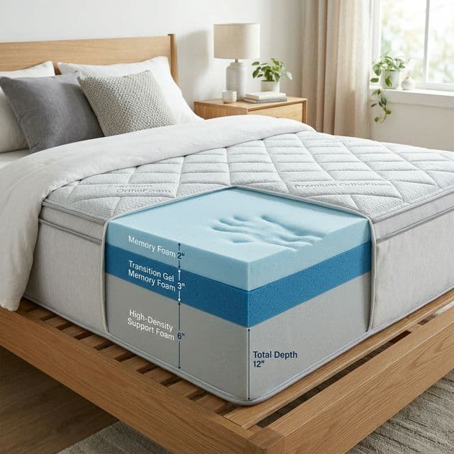 Orthopedic Memory Foam Mattress