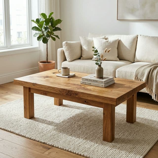Solid Wood Coffee Table